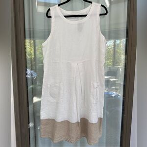 J. Jill Ivory Linen Blouse